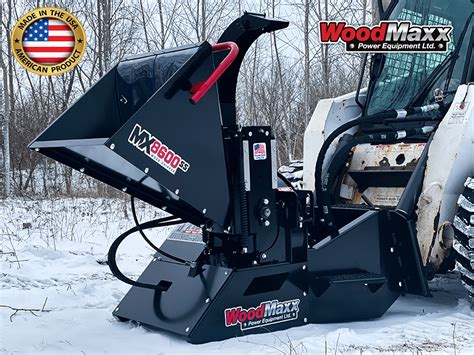 wood chipper attachment for skid steer|woodmaxx chipper mx 8600 specifcations.